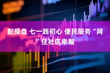 配操盘 七一践初心 便民服务“网”住社区幸福