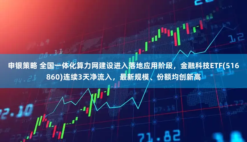 申银策略 全国一体化算力网建设进入落地应用阶段，金融科技ETF(516860)连续3天净流入，最新规模、份额均创新高