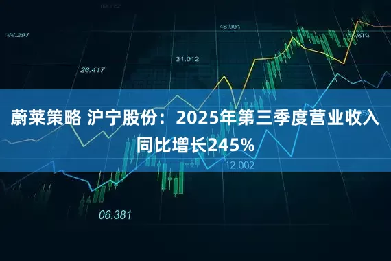 蔚莱策略 沪宁股份：2025年第三季度营业收入同比增长245%
